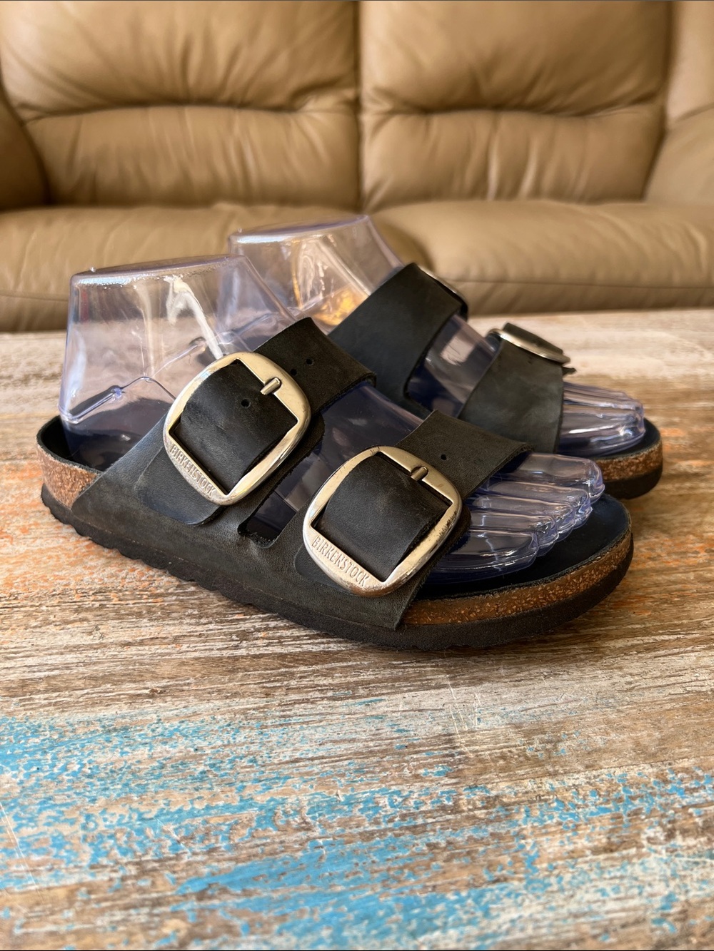 Birkenstock Arizona Big Buckle I Oiled Leather Sandals Size 36/5-5 1/2